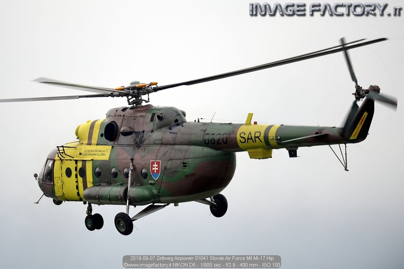 2019-09-07 Zeltweg Airpower 01041 Slovak Air Force Mil Mi-17 Hip.jpg